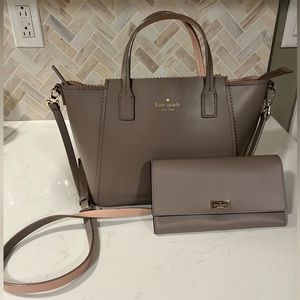 Kate spade crossbody tote and wallet